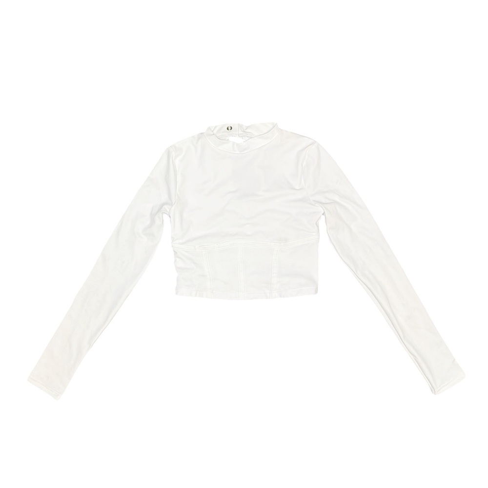 Balera | Long Sleeve Caged Waist Top Dance Costume, Size LC - Picture 4 of 7
